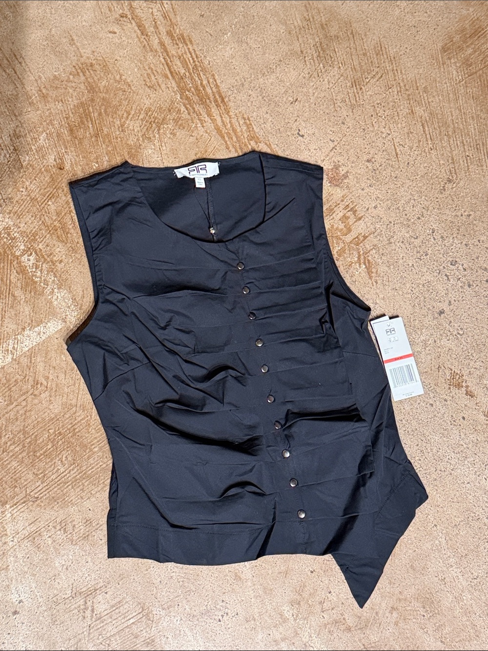 Robert Rodriguez Reina Poplin Black Top